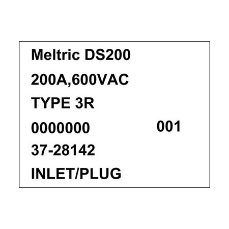 Meltric 37-28142 INLET 37-28142